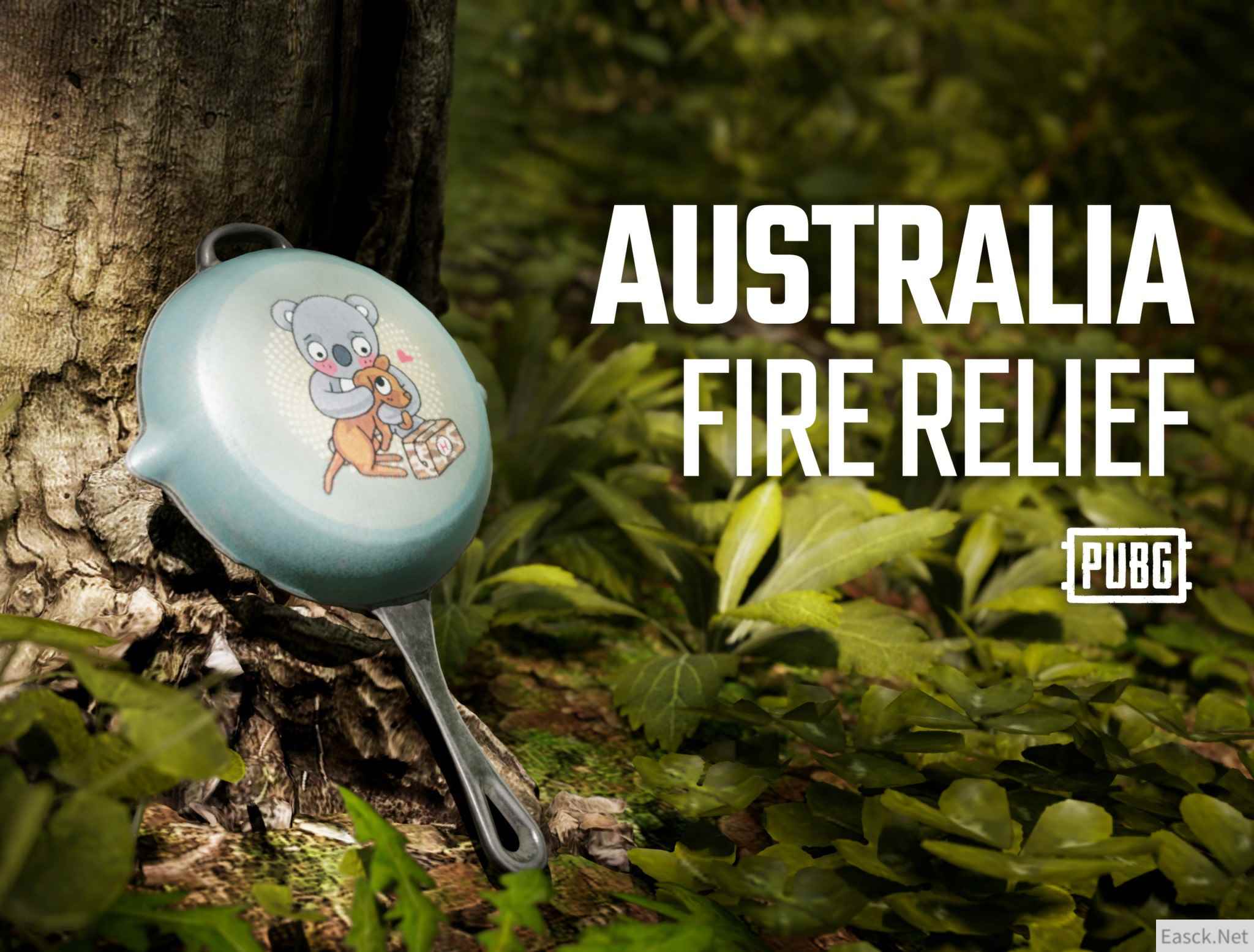 《绝地求生》推出袋鼠考拉平底锅 所得收入捐赠澳洲