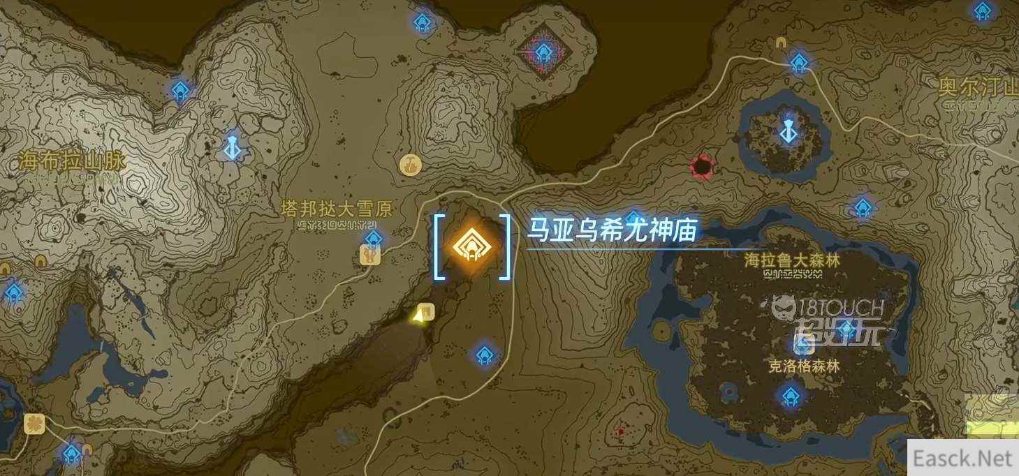 塞尔达传说王国之泪全地图神庙位置攻略