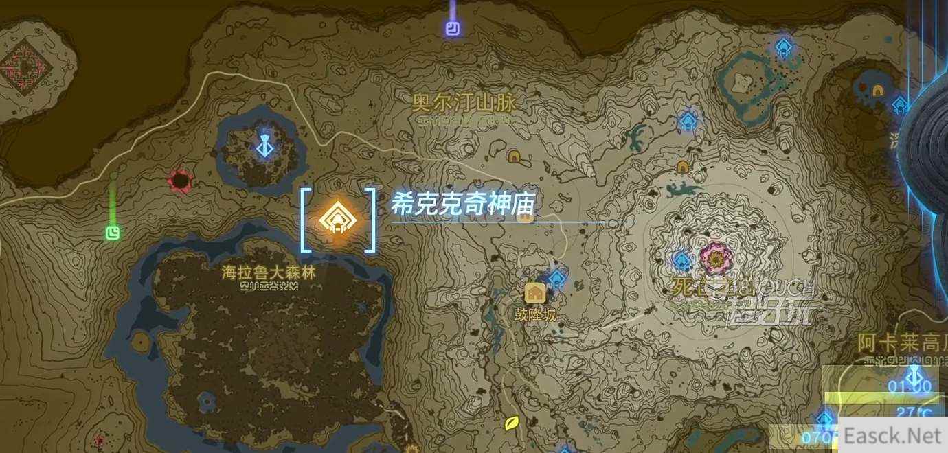 塞尔达传说王国之泪全地图神庙位置攻略