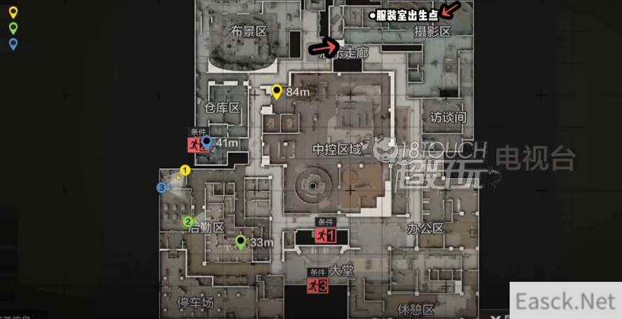 暗区突围电视台二楼地图怎么去