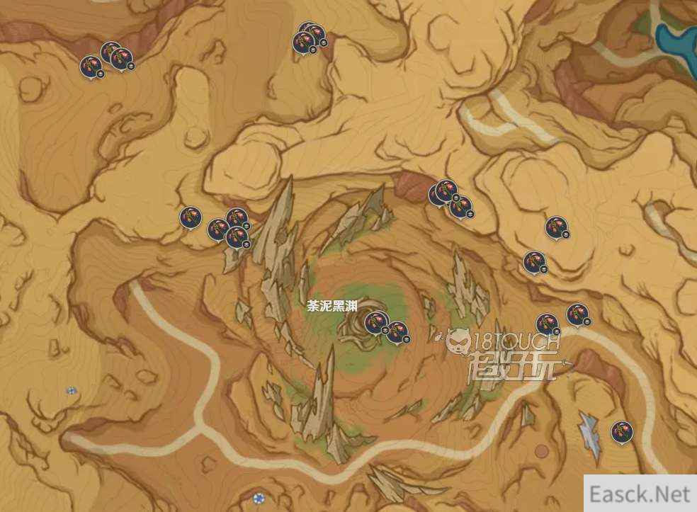 原神悼灵花采集分布图