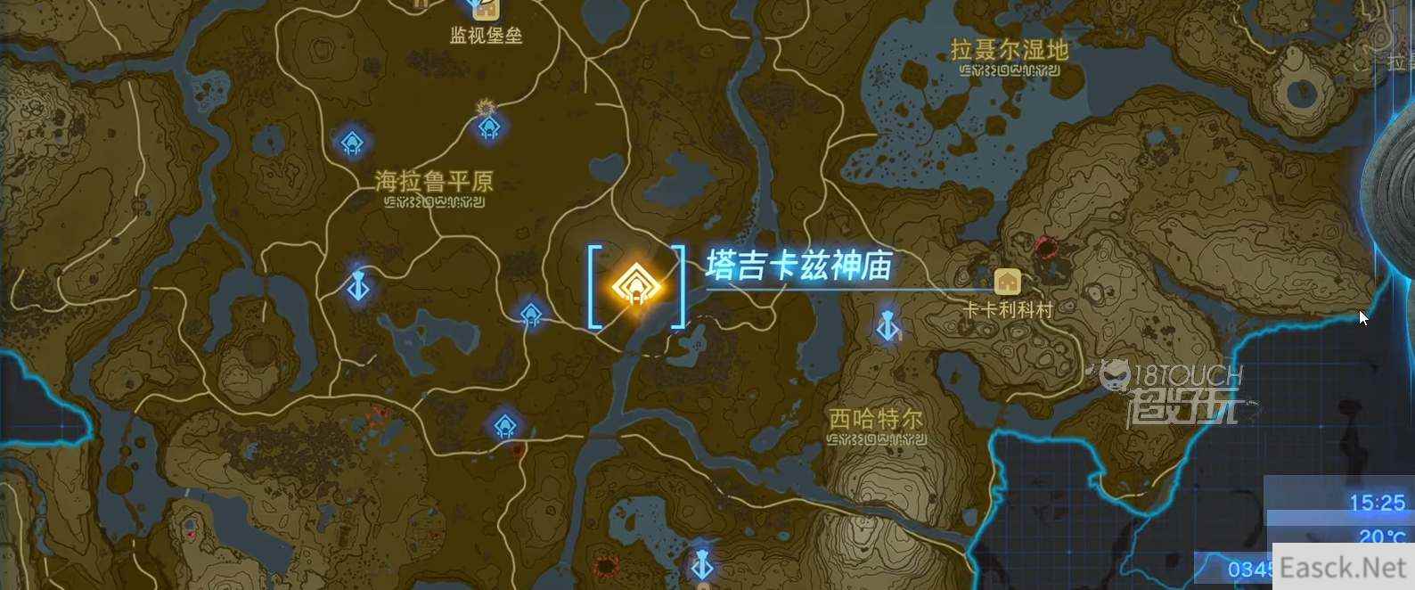 塞尔达传说王国之泪全地图神庙位置攻略