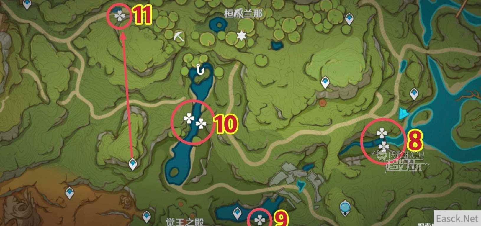 原神劫波莲高效采集路线2023
