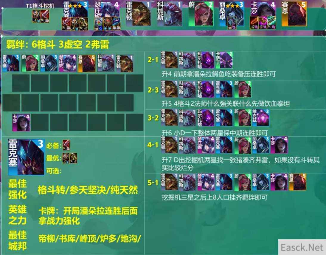 云顶之弈s9挖掘机主c阵容攻略