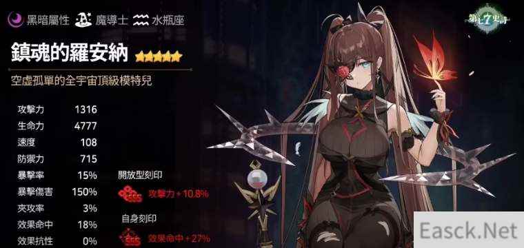 第七史诗镇魂罗安纳技能强度测评