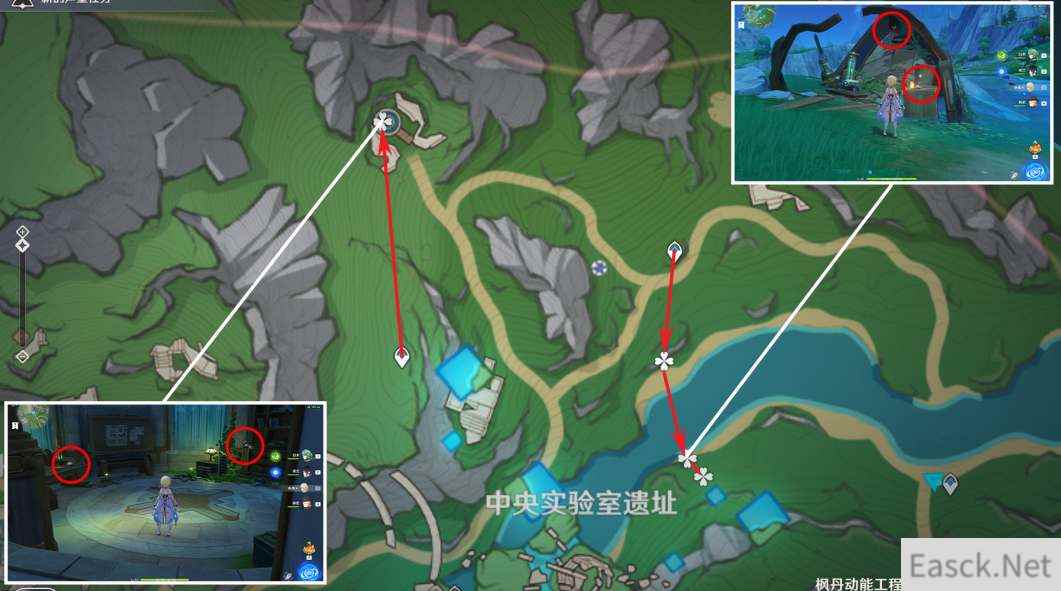 原神子探测单元采集路线图分享