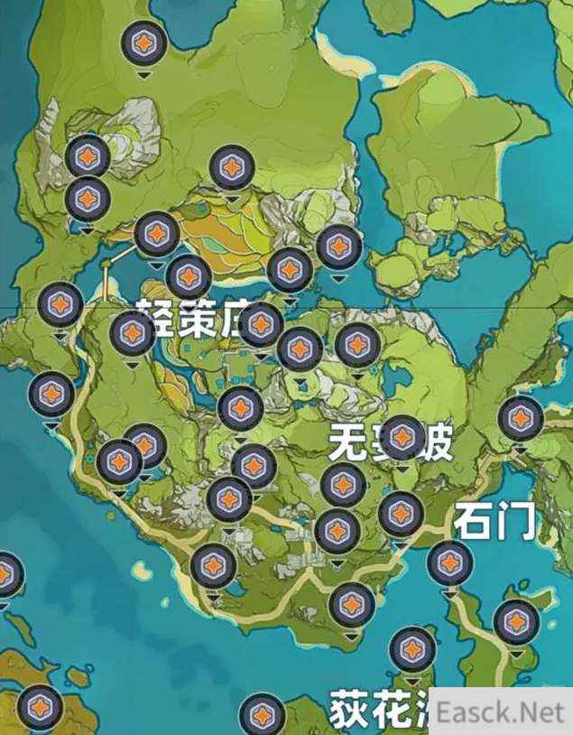 原神璃月岩神瞳分布位置大全