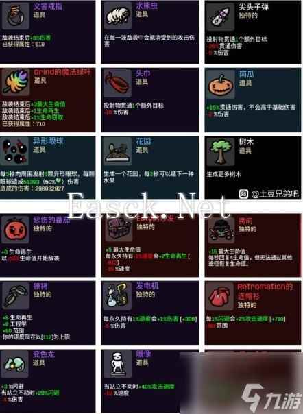 《土豆兄弟》恶魔无尽关键道具解析