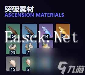 原神焚曜千阳突破材料汇总