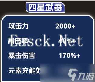 《原神》基尼奇毕业面板一览