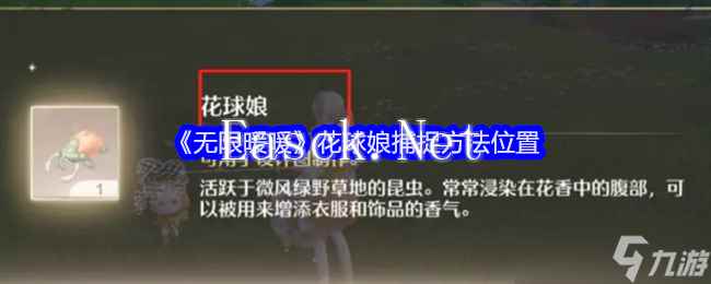 《无限暖暖》花球娘捕捉方法位置