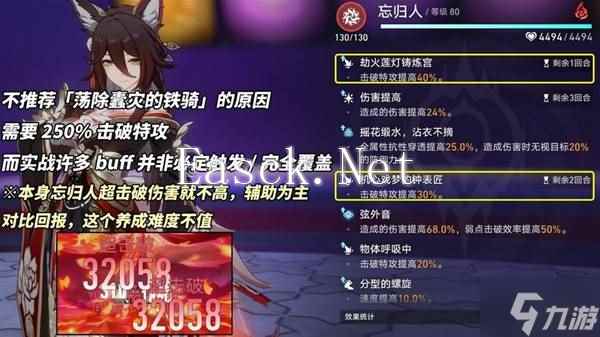 《崩坏星穹铁道》忘归人遗器及光锥推荐 忘归人行迹加点与配队指南