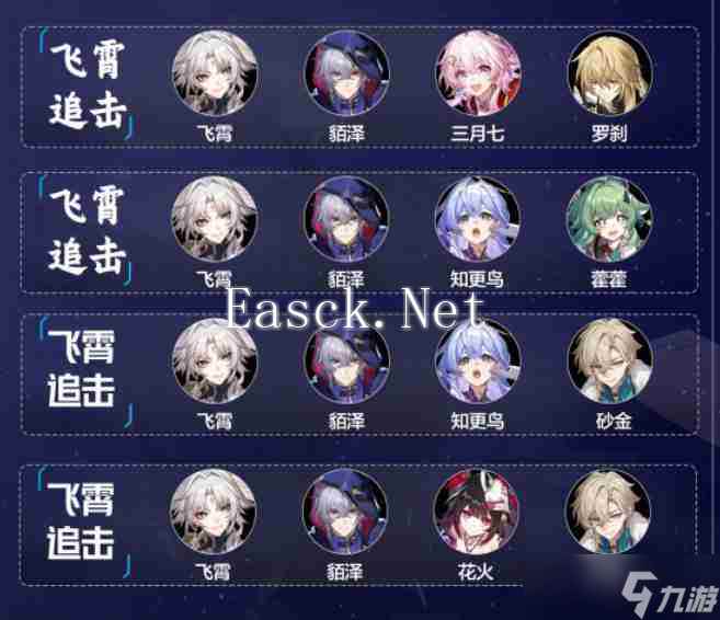 崩坏星穹铁道貊泽追击队阵容配队攻略