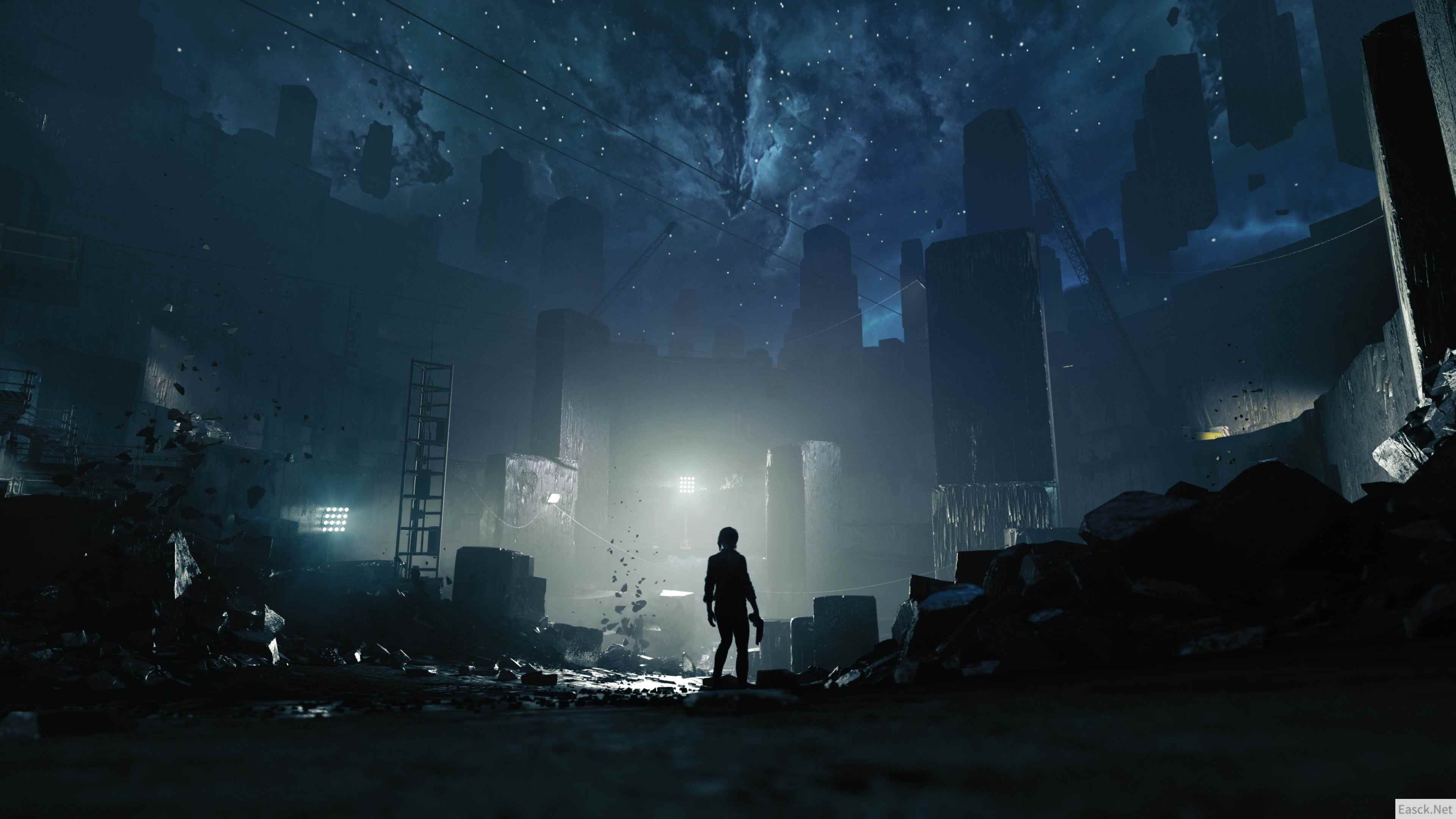 动作冒险游戏《控制》高清截图 好身材妹子大战怪物