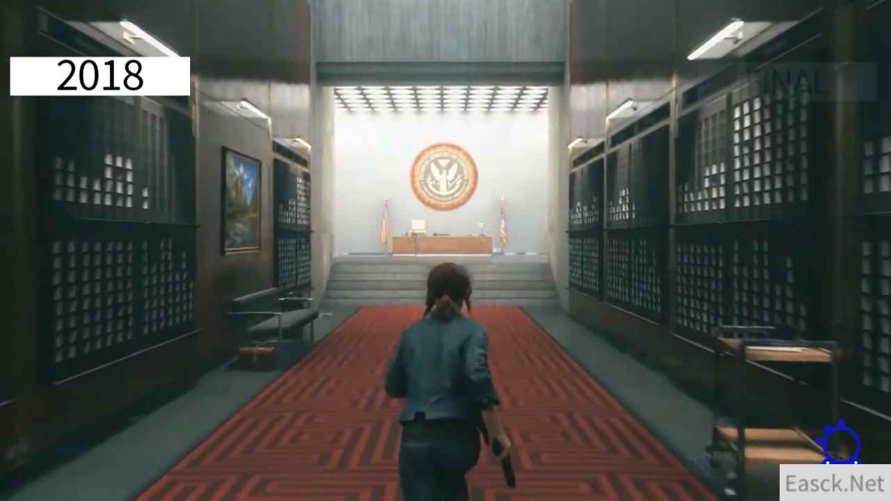 《控制》E3 2018与最终发售版对比 画面色调略有不同