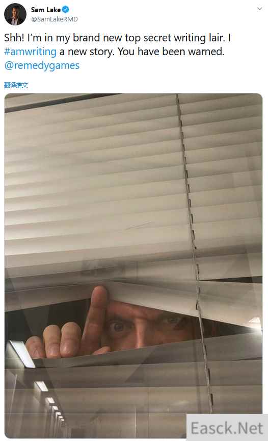 Remedy或暗示开发新作?创意总监已秘密书写新故事