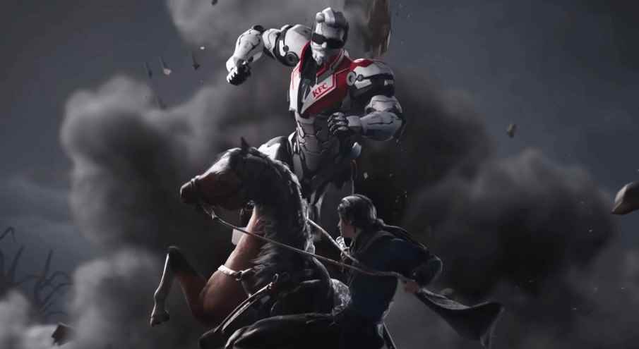 肯德基与《燕云十六声》联动视频 机甲老爷爷前来切磋