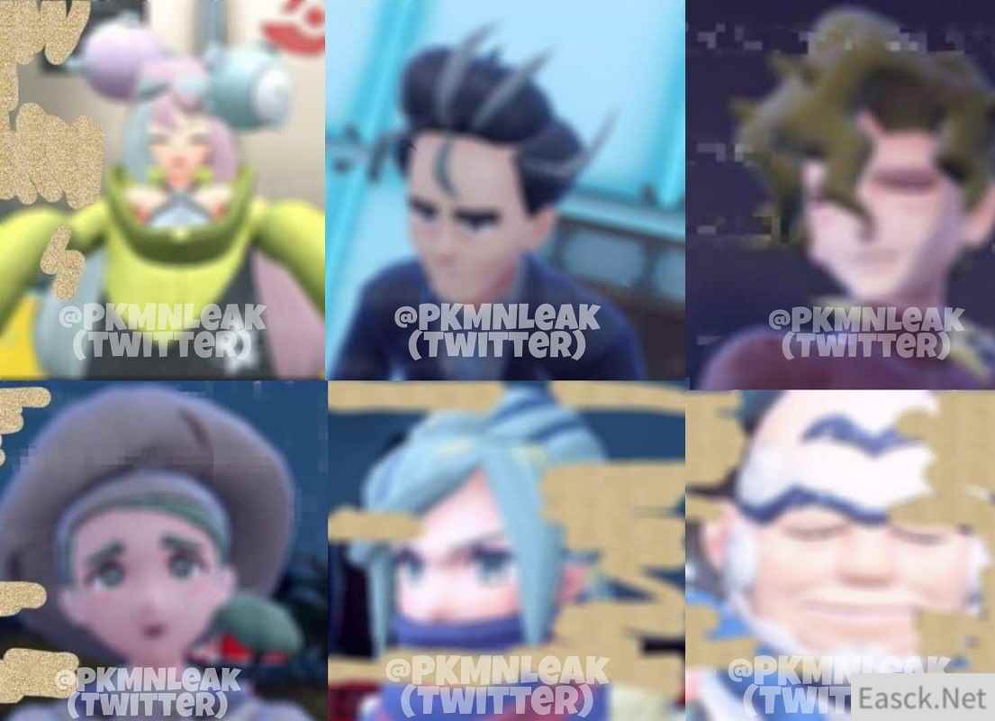 《宝可梦:朱/紫》三男三女道馆馆主截图泄露