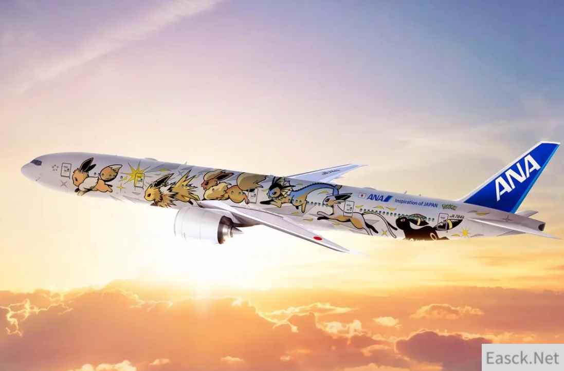 《宝可梦》主题全新痛飞机8月31日启航 飞天伊布登场