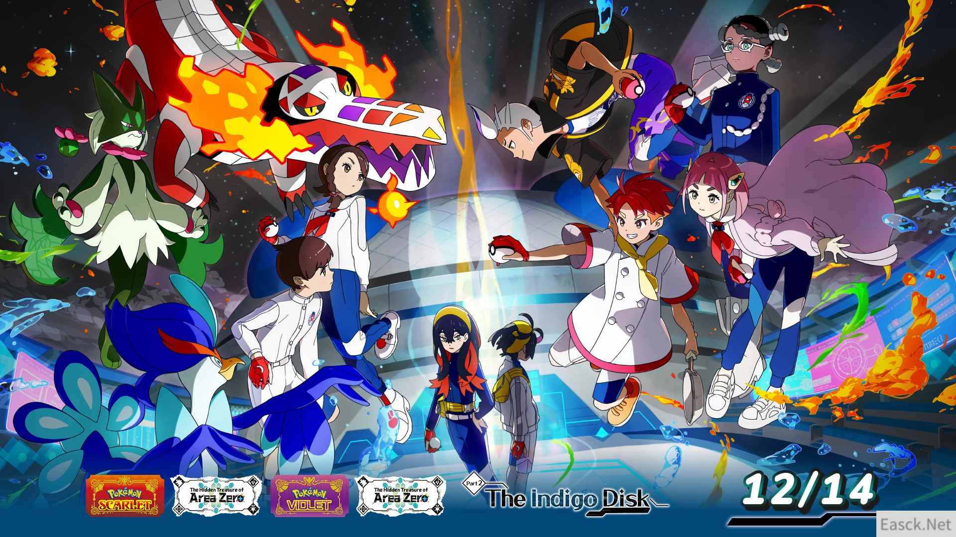 《宝可梦:朱/紫》DLC后篇“蓝之圆盘”确定12月14日上线