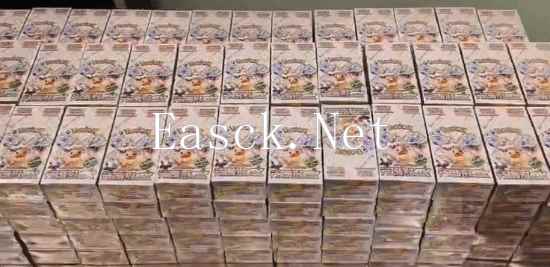 都能砌成墙了!沈阳海关查获5930张宝可梦卡牌