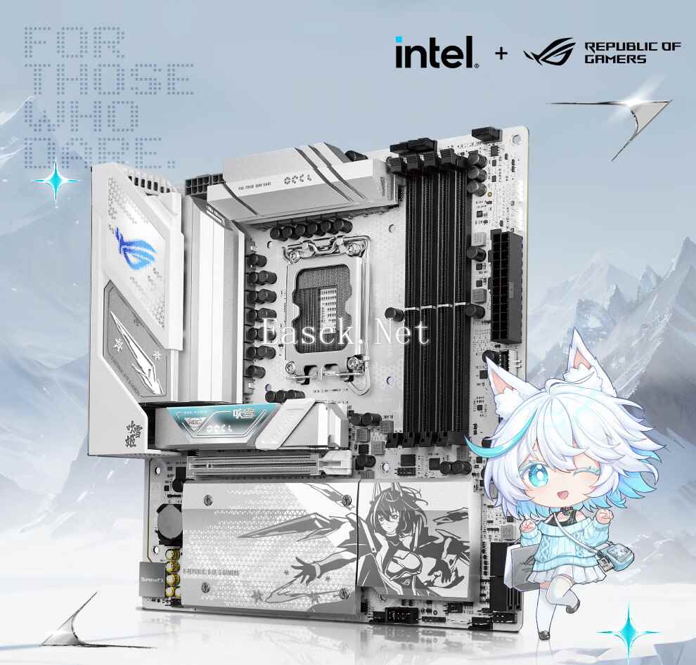 华硕B860小吹雪主板新颜登场 海景房主机绝佳选择