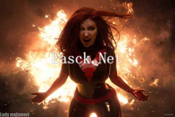 《X战警》凤凰女Cos美图欣赏：胶衣完美展示好身材