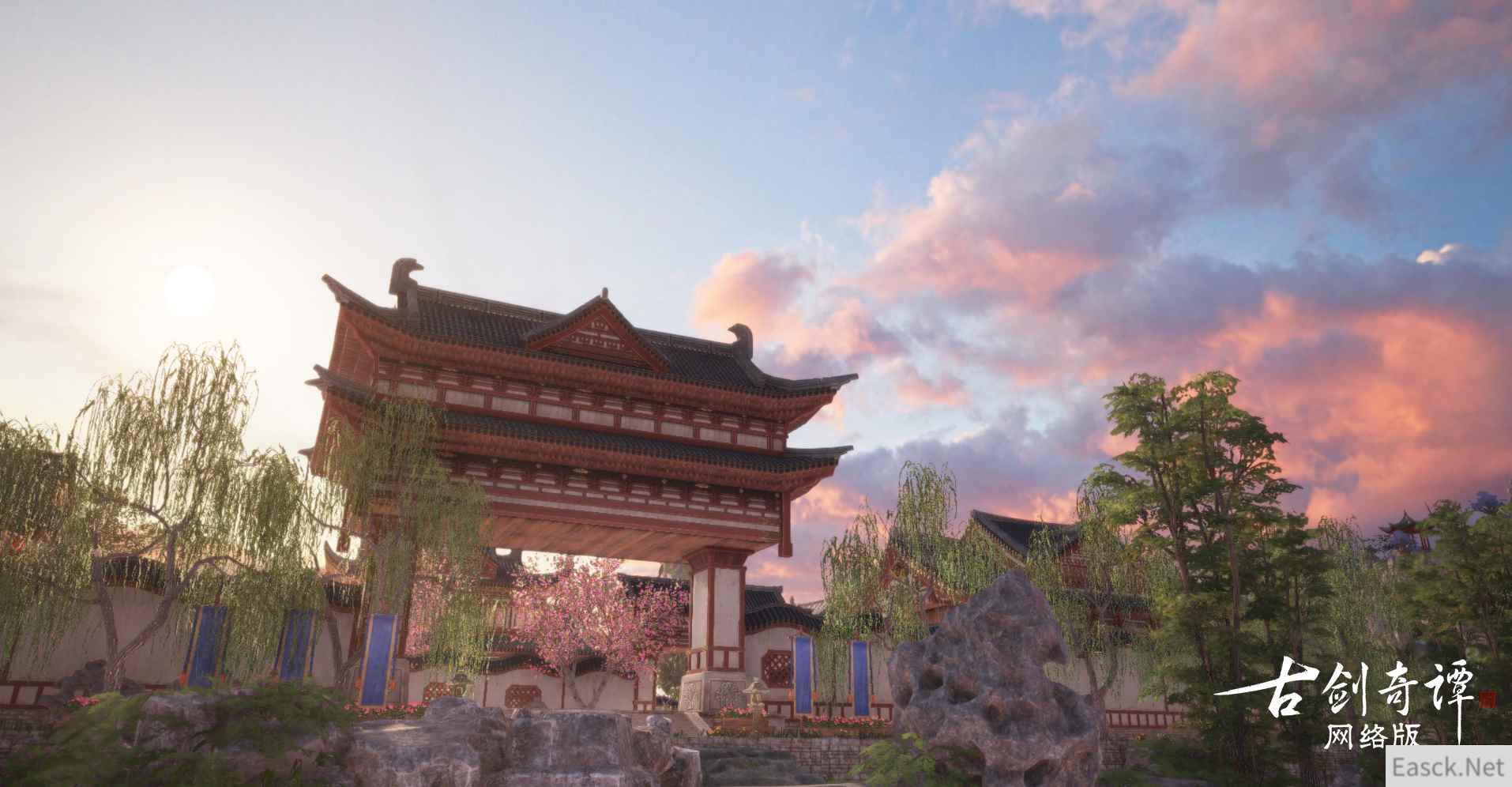 自在逍遥的云上生活,《古剑奇谭网络版》家园系统实景曝光!