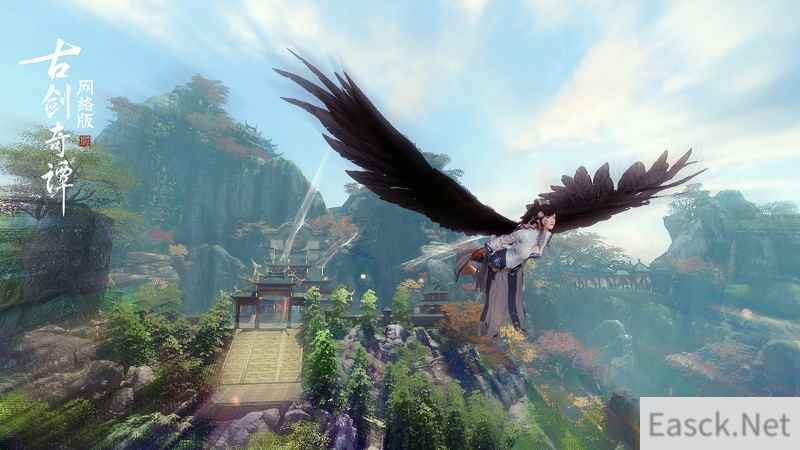 《古剑奇谭网络版》趣味飞行竞速玩法上线,以御物飞行之法一较高下