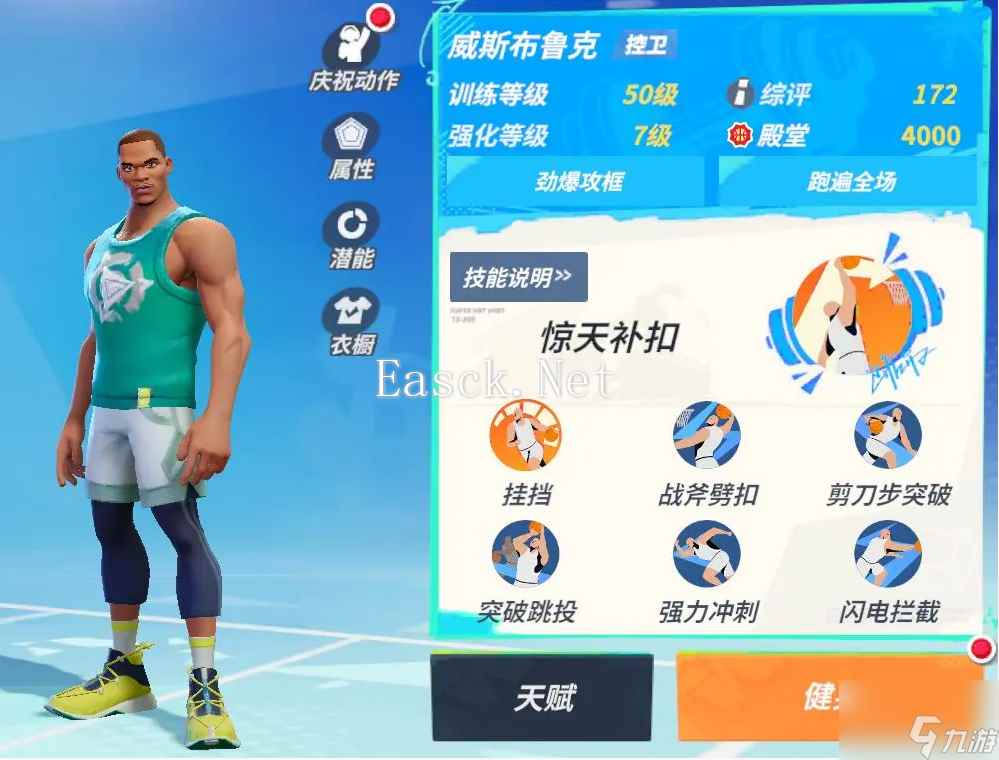 《全明星街球派对》威斯布鲁克介绍一览