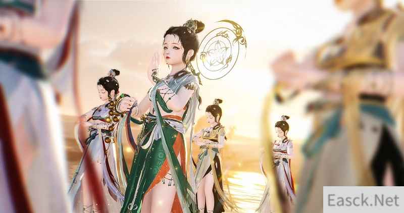 不染凡尘，如莲破水，《古剑奇谭网络版》全新天衣外装【莫非日月】明日上架！