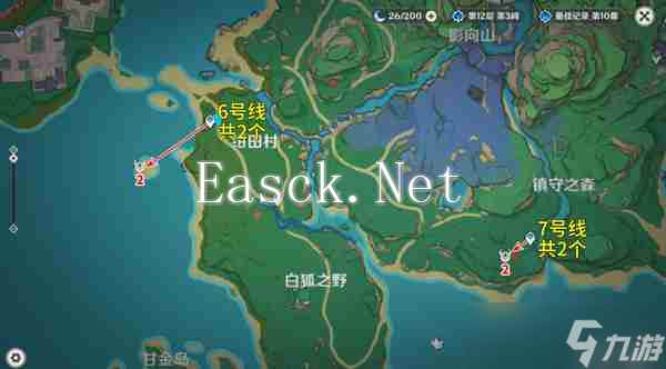 《原神》丘丘萨满收集汇总 丘丘萨满分布图及速刷路线
