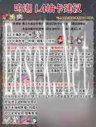 鸣潮1.4卡池抽取攻略 鸣潮1.4版本卡池抽取什么好