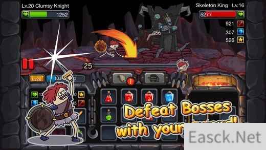 回合制RPG新游《骑士斩骷髅》登陆iOS