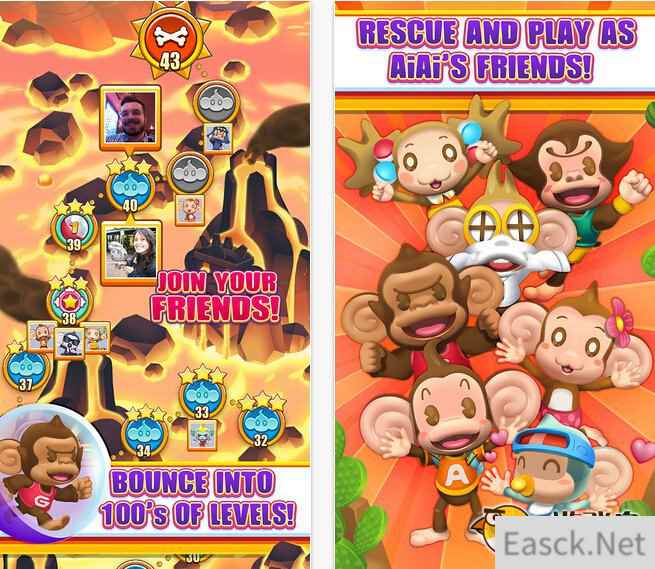 休闲弹珠玩法《超级猴子弹跳球》上架安卓