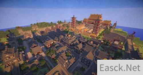 我的世界史上最大东方玄幻地图盘灵古域