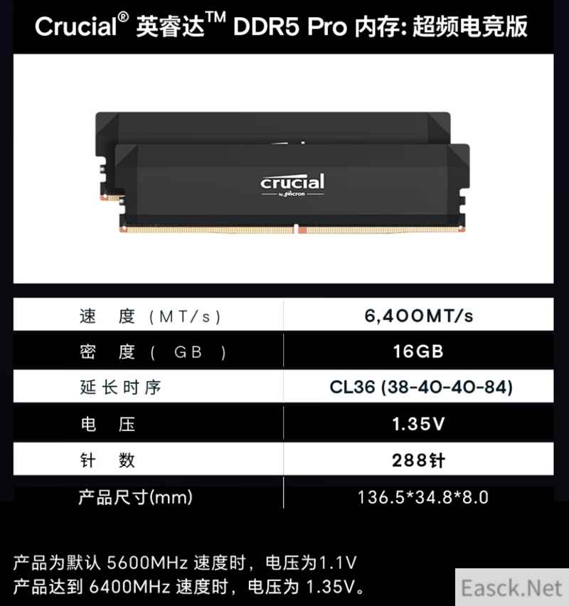 高性能内存对于游戏帧率如此重要！英睿达DDR5 Pro 6400MHz评测