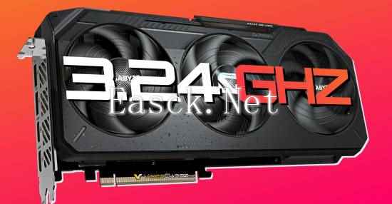 AMD RX 9070 XT显卡狂飙频率：最高超过3.2GHz