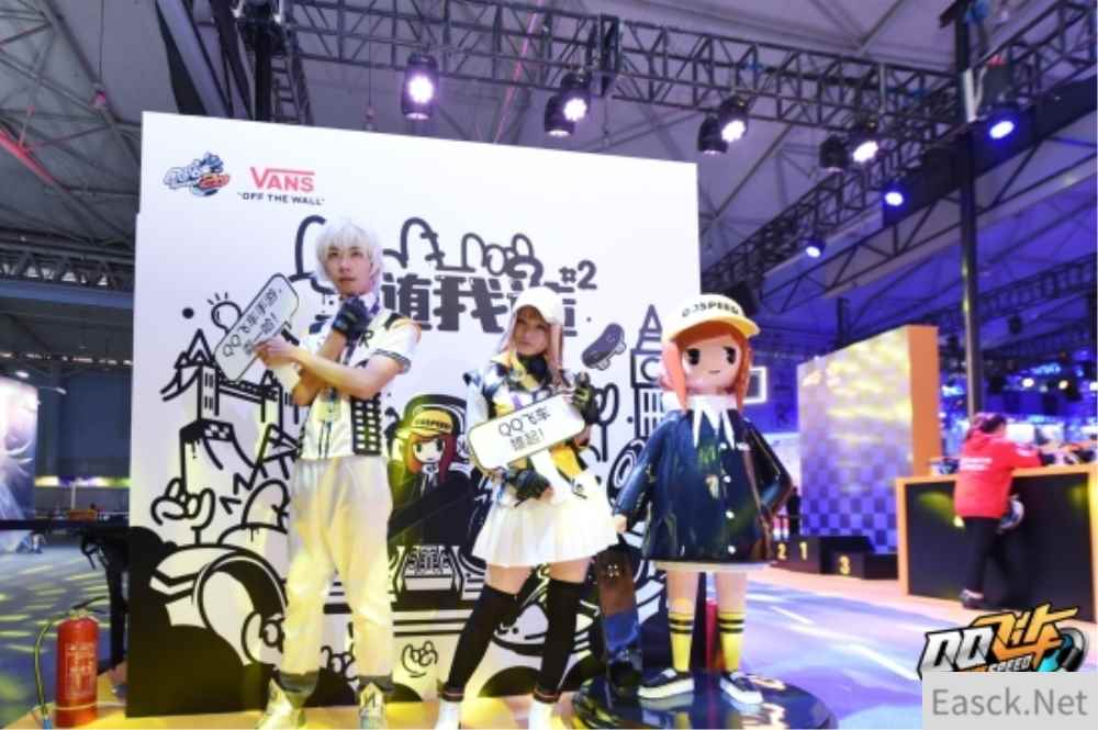 《QQ飞车》手游首秀TGC 超高人气玩转激情