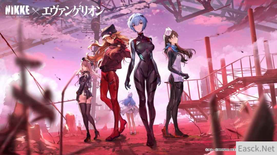 妮姬胜利女神×新世纪福音战士联动壁纸发布