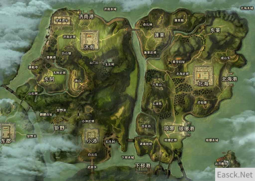 《三国群英传2》网络版150级版本“恶戟龙枪”新地图“青州”曝光