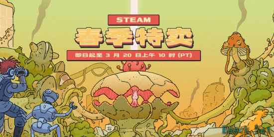 Steam春季特惠现已开启多款大作折扣诱人