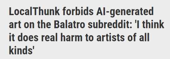 《小丑牌》作者坚决抵制AI生成！对艺术家造成伤害