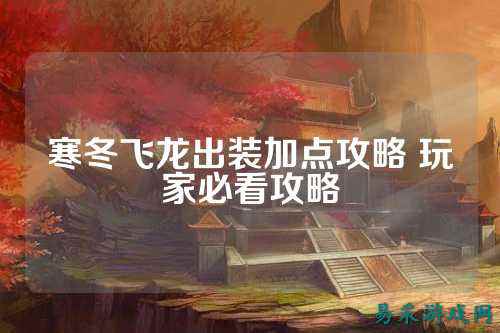 寒冬飞龙出装加点攻略 玩家必看攻略