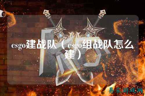 csgo建战队（csgo组战队怎么建）