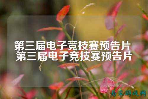 第三届电子竞技赛预告片 第三届电子竞技赛预告片