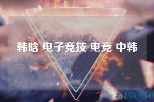 韩晗 电子竞技 电竞 中韩