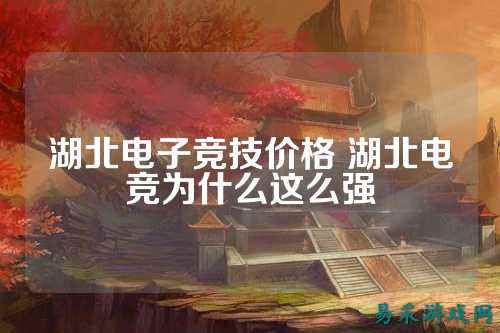 湖北电子竞技价格 湖北电竞为什么这么强