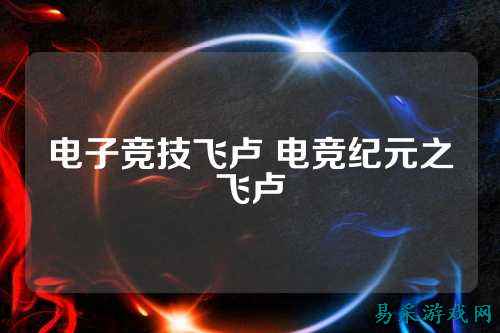 电子竞技飞卢 电竞纪元之飞卢