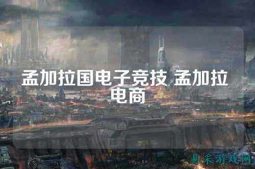 孟加拉国电子竞技 孟加拉 电商